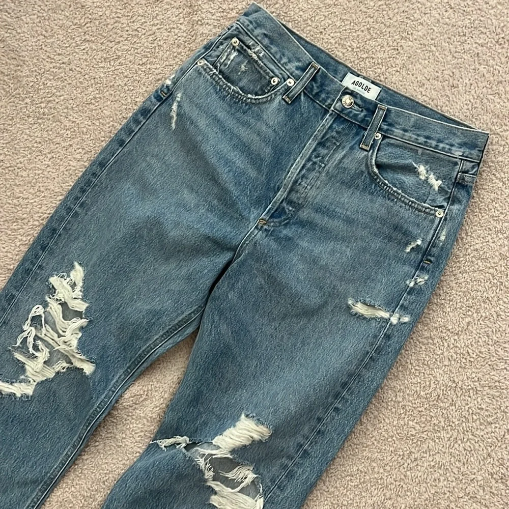 NEW AGOLDE 90’s Mid Rise Straight Fit Jeans Size 26 - Picture 6 of 10